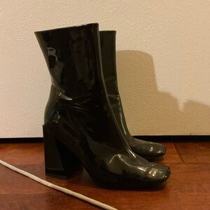 Azaelia Wang Brigitte Patent Boots